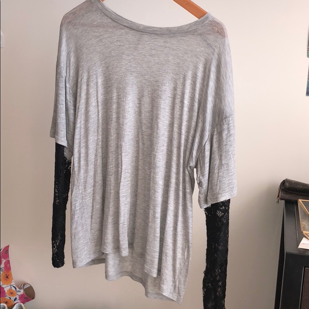 LF lacey long sleeve
